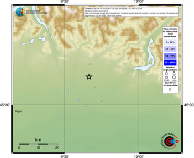 Mappa comuni con almeno 3 questionari