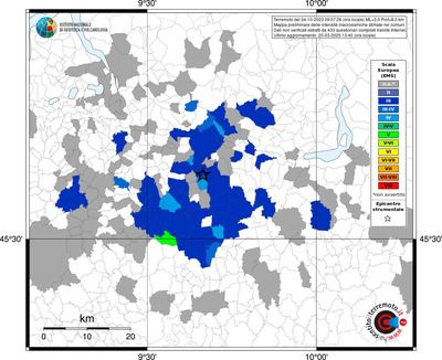 Mappa EMS - territori comunali