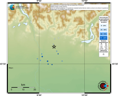 Mappa comuni con almeno 3 questionari