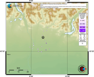 Mappa comuni con almeno 3 questionari