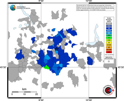 Mappa EMS - territori comuni