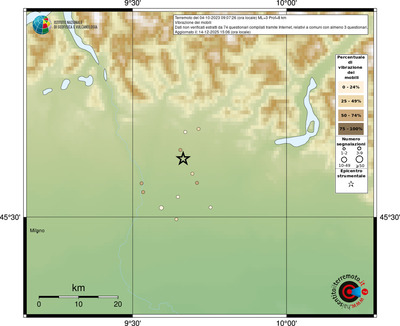 Mappa comuni con almeno 3 questionari