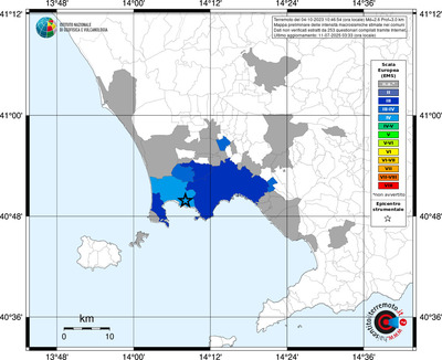 Mappa EMS - territori comunali
