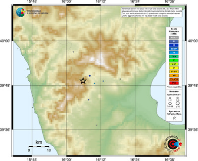 Mappa EMS - località