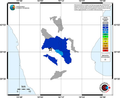 Mappa EMS - territori comuni