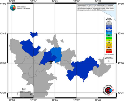 Mappa EMS - territori comuni
