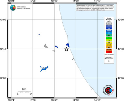 Mappa EMS - territori località