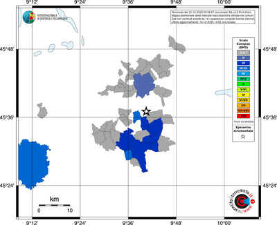 Mappa EMS - territori comuni