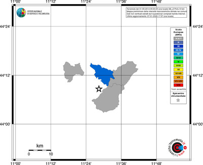 Mappa EMS - territori comuni