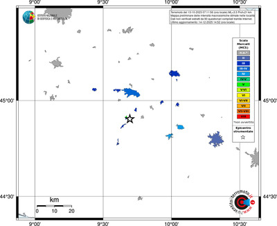 Mappa MCS - territori località