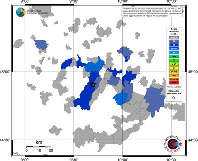 Mappa MCS - territori comuni