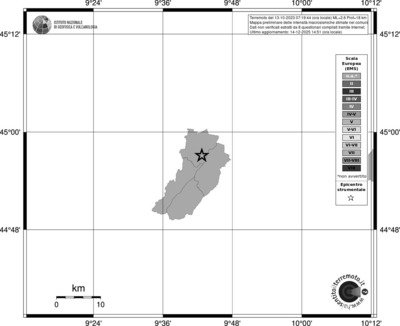 Mappa EMS - territori comuni