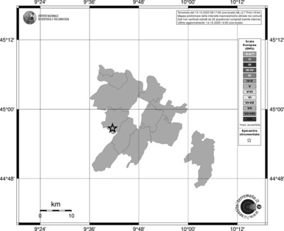 Mappa EMS - territori comuni