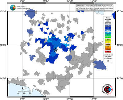 Mappa MCS - territori comuni