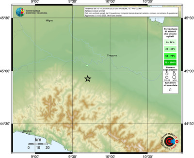 Mappa comuni con almeno 3 questionari