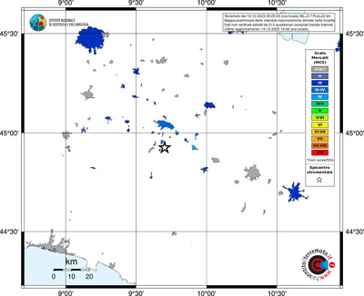Mappa MCS - territori località