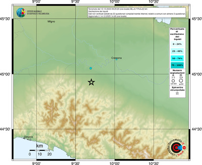 Mappa comuni con almeno 3 questionari