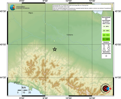 Mappa comuni con almeno 3 questionari