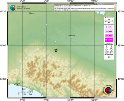 Mappa comuni con almeno 3 questionari