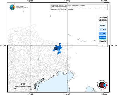Mappa territorio comunale con almeno 3 questionari