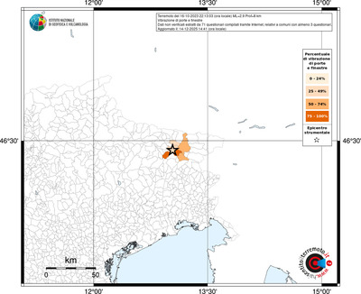 Mappa territorio comunale con almeno 3 questionari