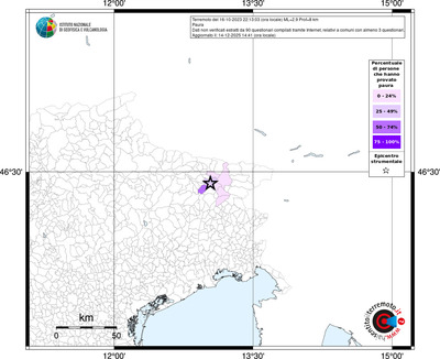 Mappa territorio comunale con almeno 3 questionari