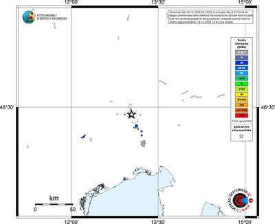 Mappa EMS - territori località