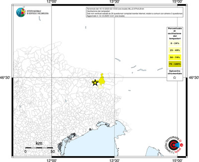 Mappa territorio comunale con almeno 3 questionari