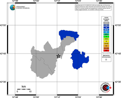 Mappa EMS - territori comuni