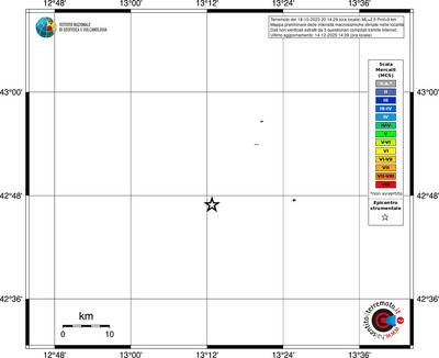 Mappa MCS - territori località