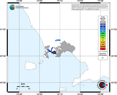 Mappa MCS - territori delle località