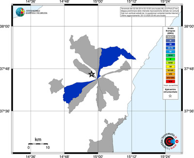 Mappa EMS - territori comuni
