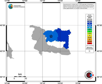 Mappa EMS - territori comuni