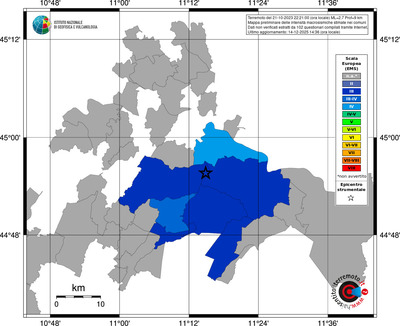 Mappa EMS - territori comuni