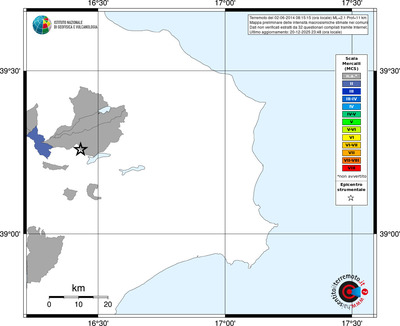 Mappa MCS - territori comuni