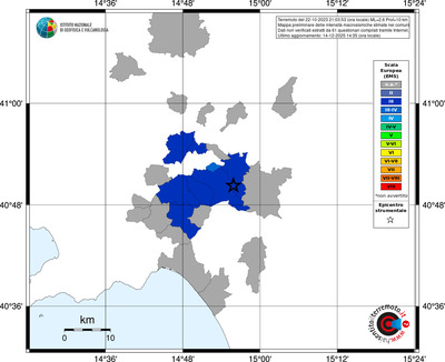 Mappa EMS - territori comuni