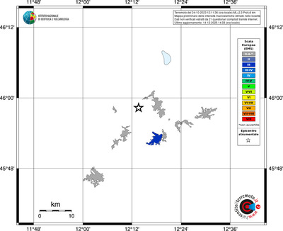 Mappa EMS - territori località