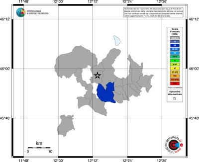 Mappa EMS - territori comuni