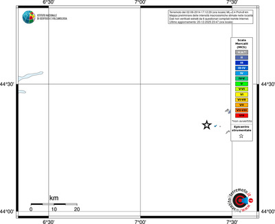 Mappa MCS - territori località