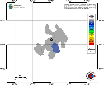 Mappa MCS - territori comuni