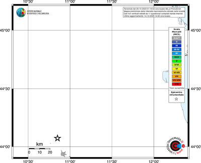 Mappa MCS - territori località