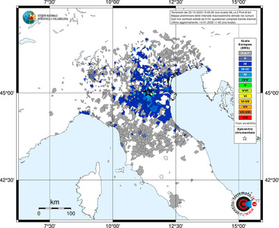 Mappa EMS - territori comuni