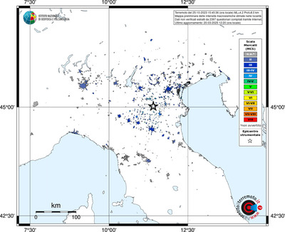 Mappa MCS - territori delle località