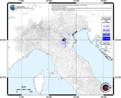 Mappa territorio comunale con almeno 3 questionari
