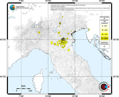 Mappa territorio comunale con almeno 3 questionari