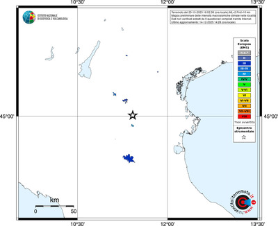 Mappa EMS - territori località