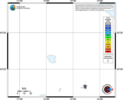 Mappa EMS - territori località