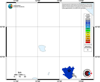 Mappa EMS - territori comuni