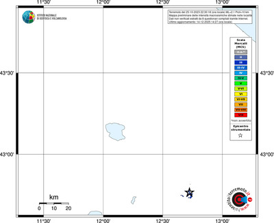 Mappa MCS - territori località
