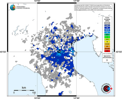 Mappa EMS - territori comuni